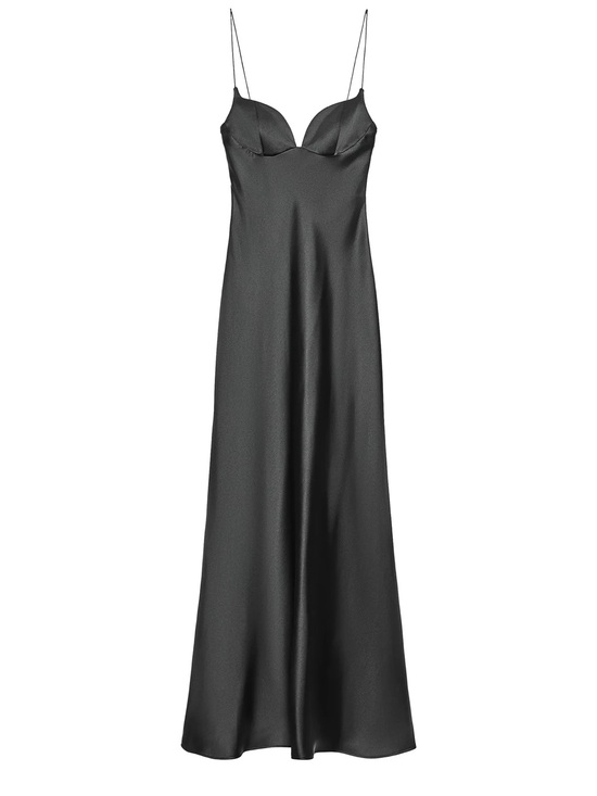 Zara Dresses & Skirts - ZARA satin black dress